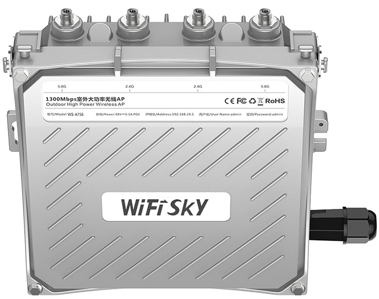 1300Mbps雙頻戶外全向AP WS-A756