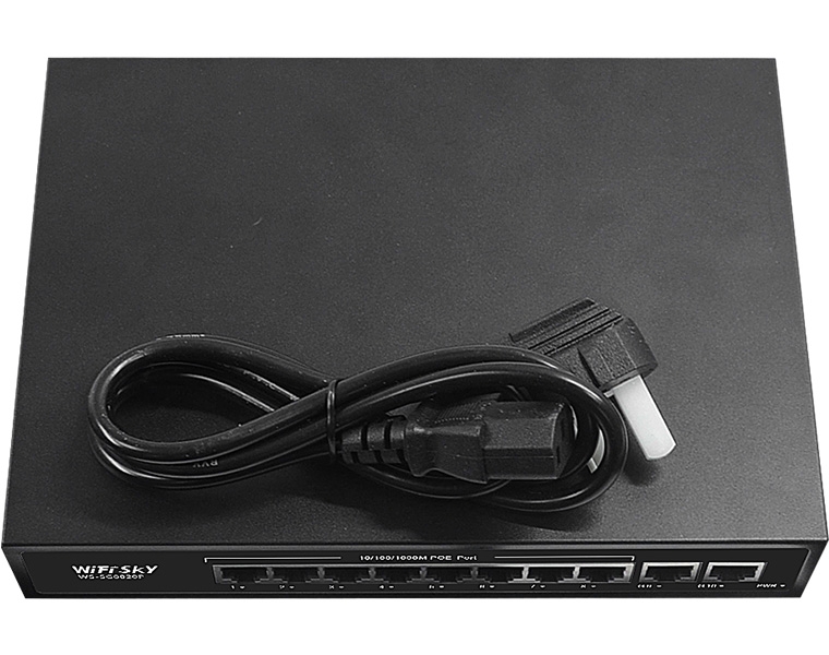 8口千兆POE交換機  WS-SG0820P