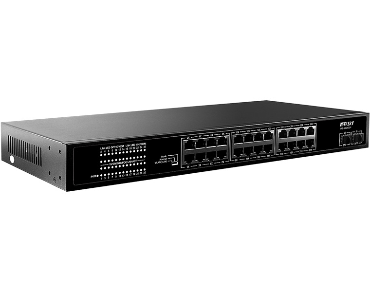 24口千兆POE交換機  WS-SG2402P