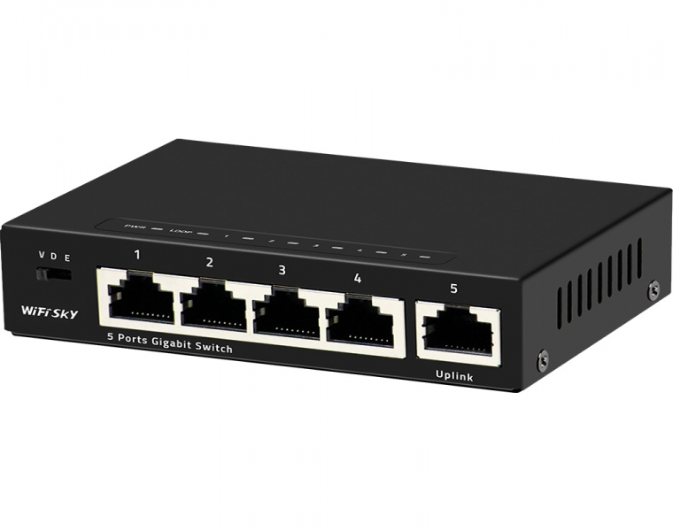 5口千兆智能以太網交換機 WS-SWG1050