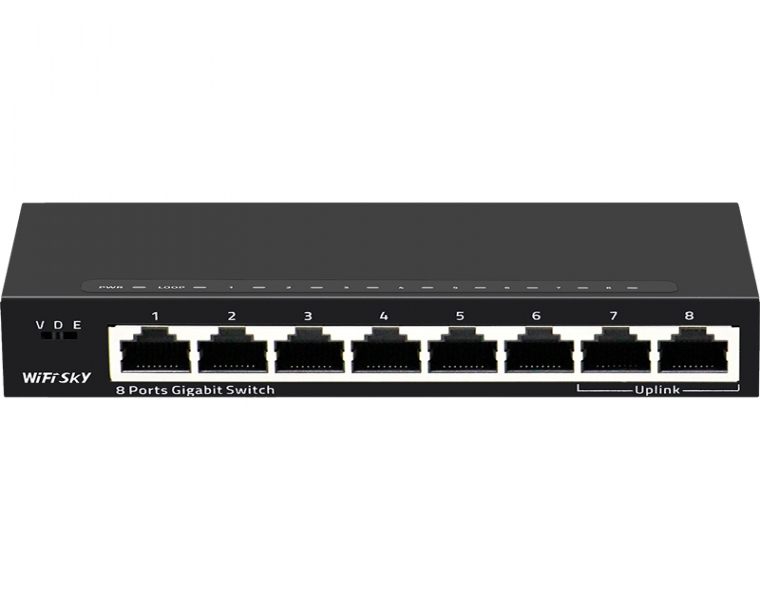 8口千兆智能以太網(wǎng)交換機 WS-SWG1080