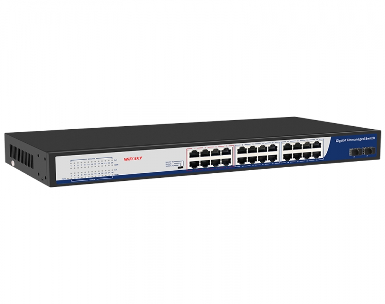 26口全千兆智能以太網交換機 WS-SWG10242